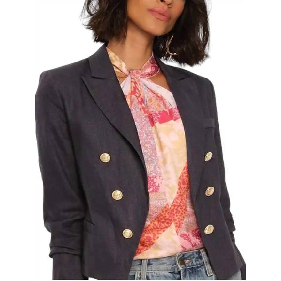 NEW HEARTLOOM luciana blazer in navy - Picture 3 of 4